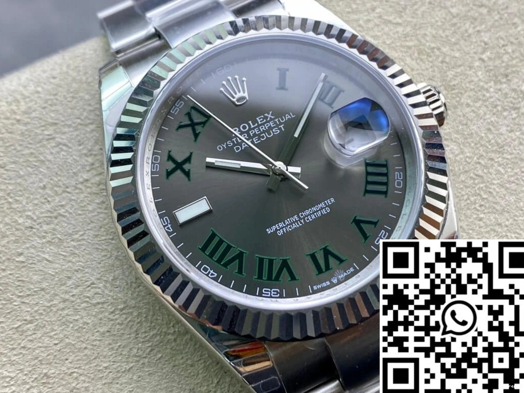 Grey Datejust M126334-0021 Dial Factory EW Rolex 0301